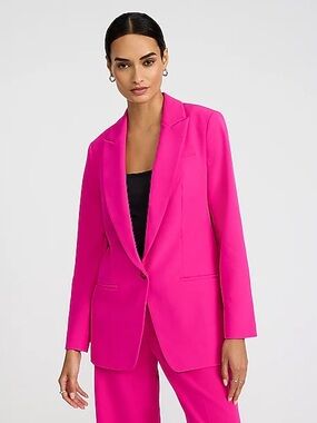 Express Women's Hot Pink Tailored Blazer